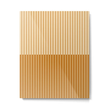 Color Block Lines XVIII Metal Print | TeksDecor