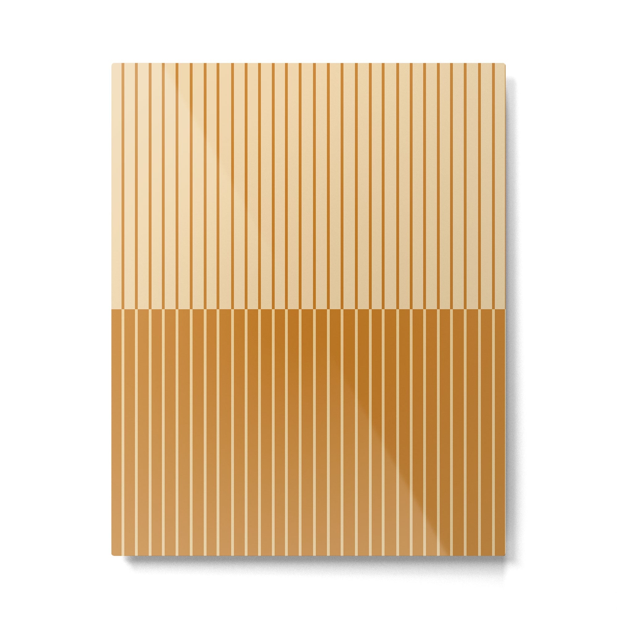Color Block Lines XVIII Metal Print | TeksDecor