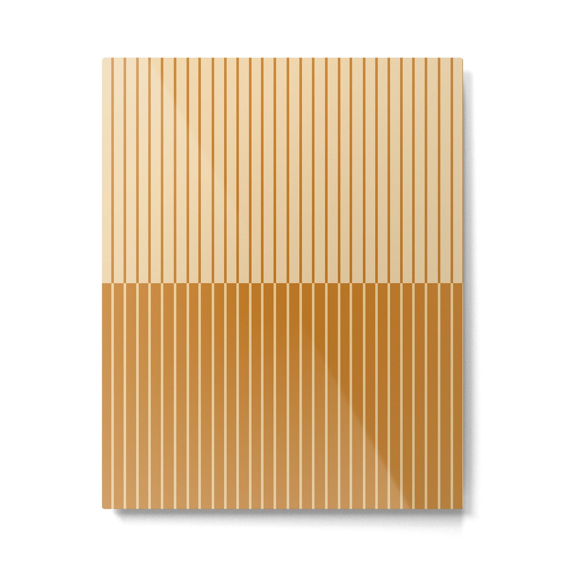 Color Block Lines XVIII Metal Print | TeksDecor