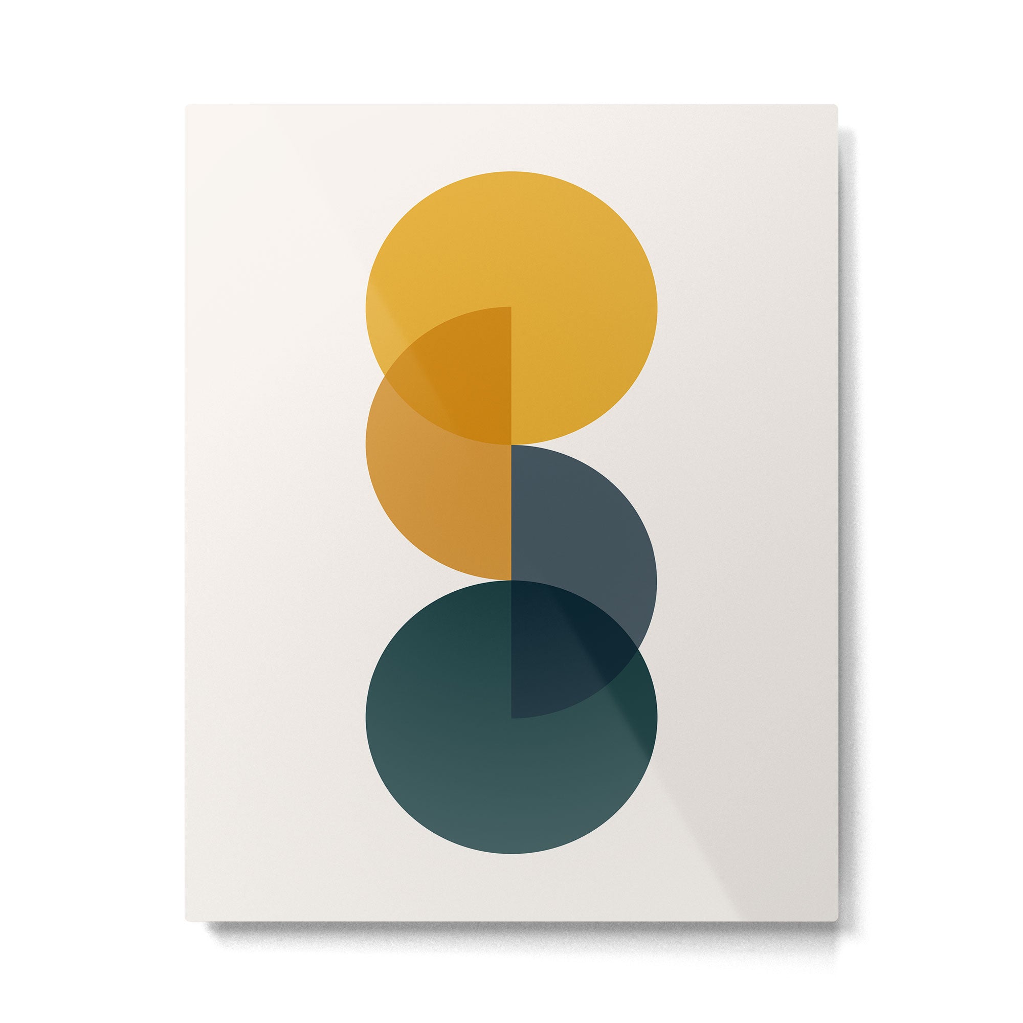 Geometric Harmony IX Metal Print | TeksDecor