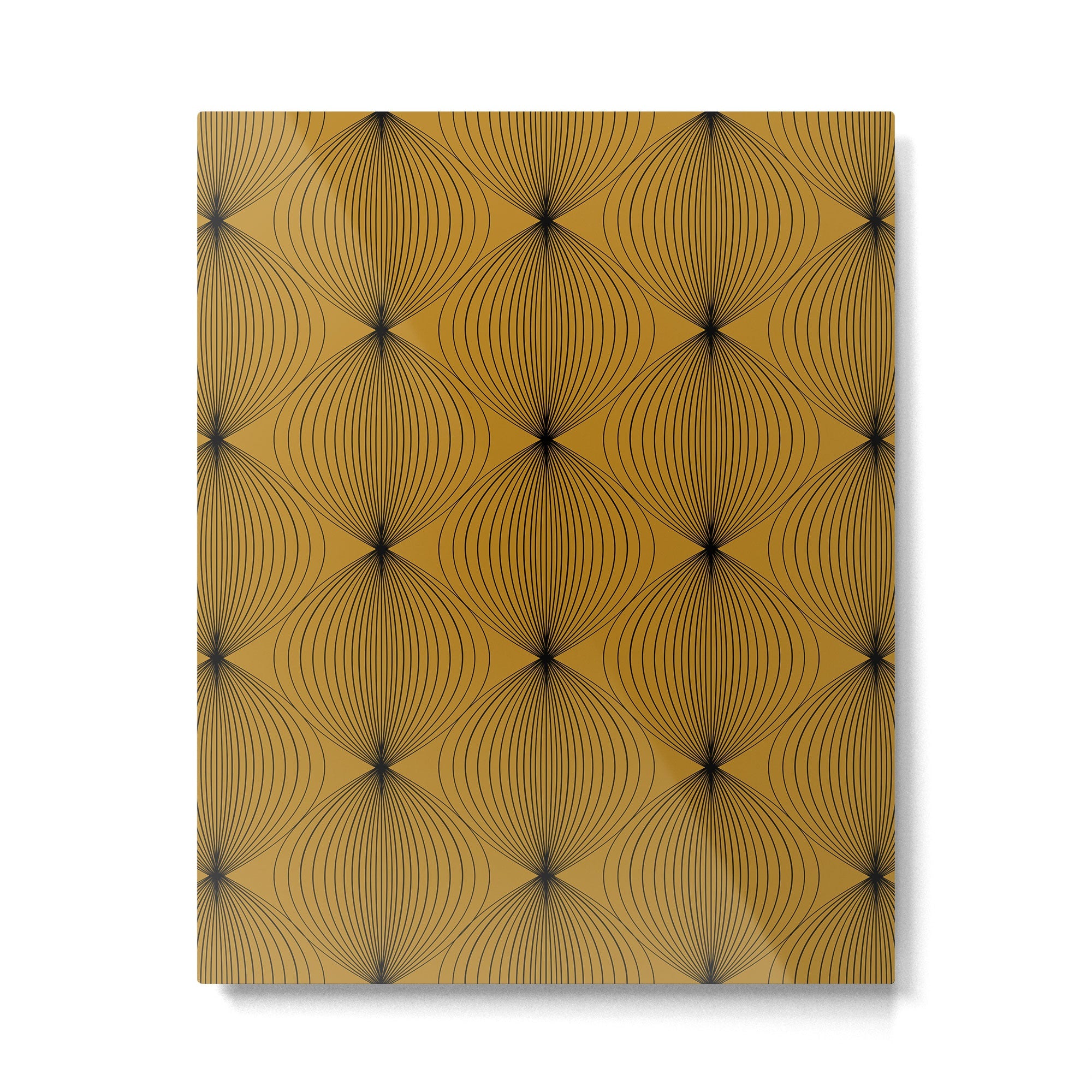 Geometric Orb Pattern V Metal Print | TeksDecor