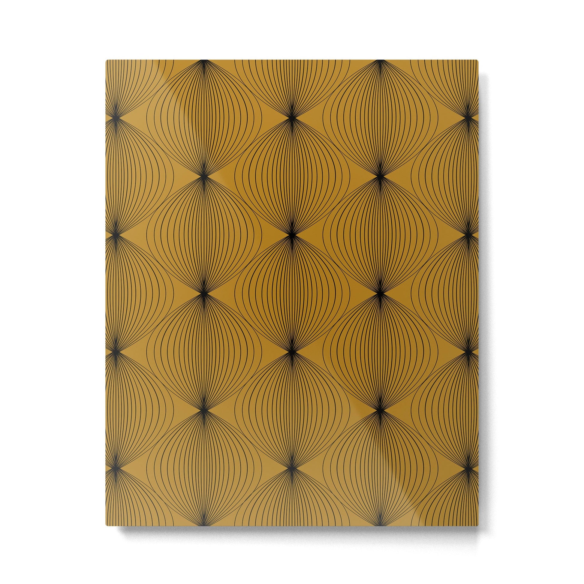 Geometric Orb Pattern V Metal Print | TeksDecor