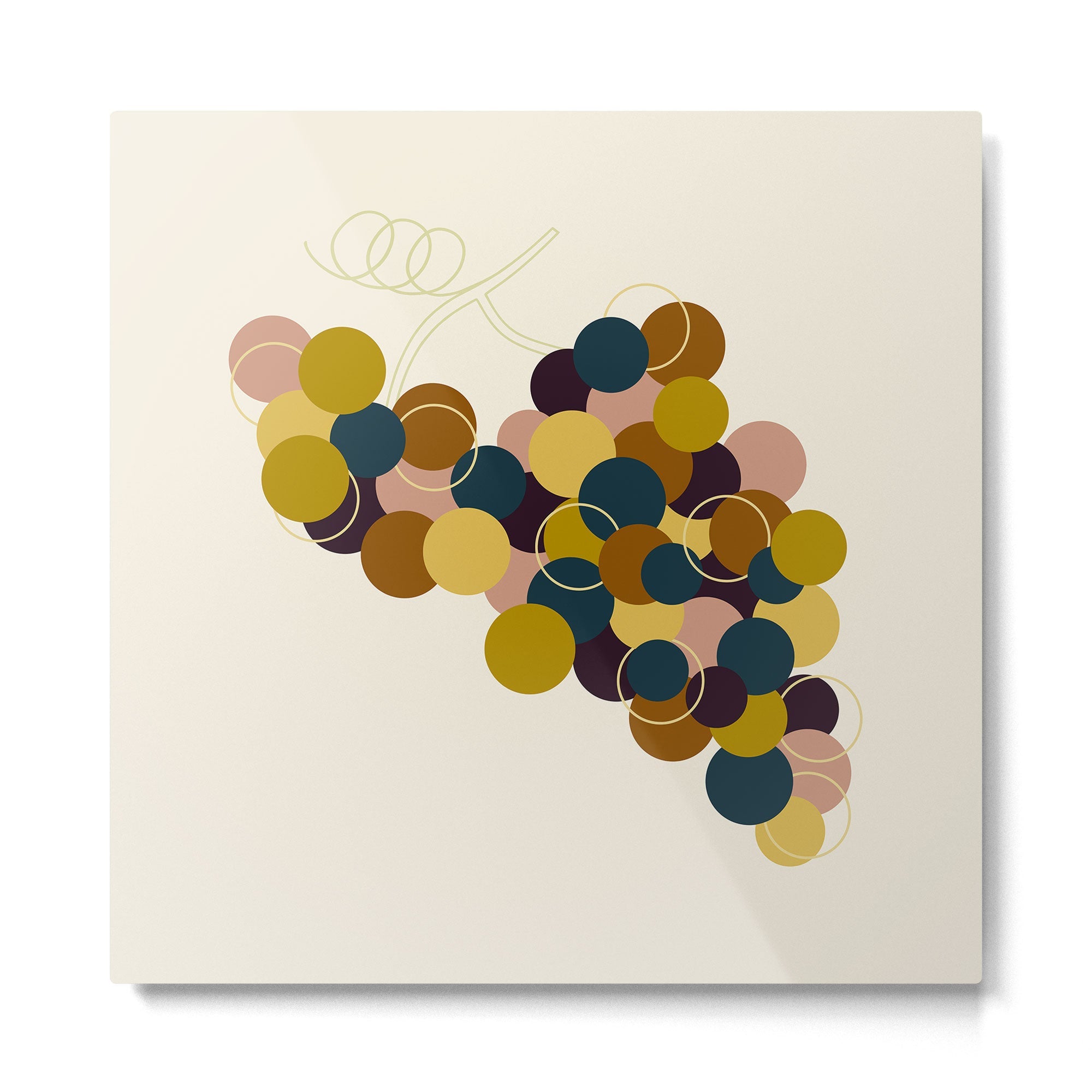 Grapes IX Metal Print | TeksDecor