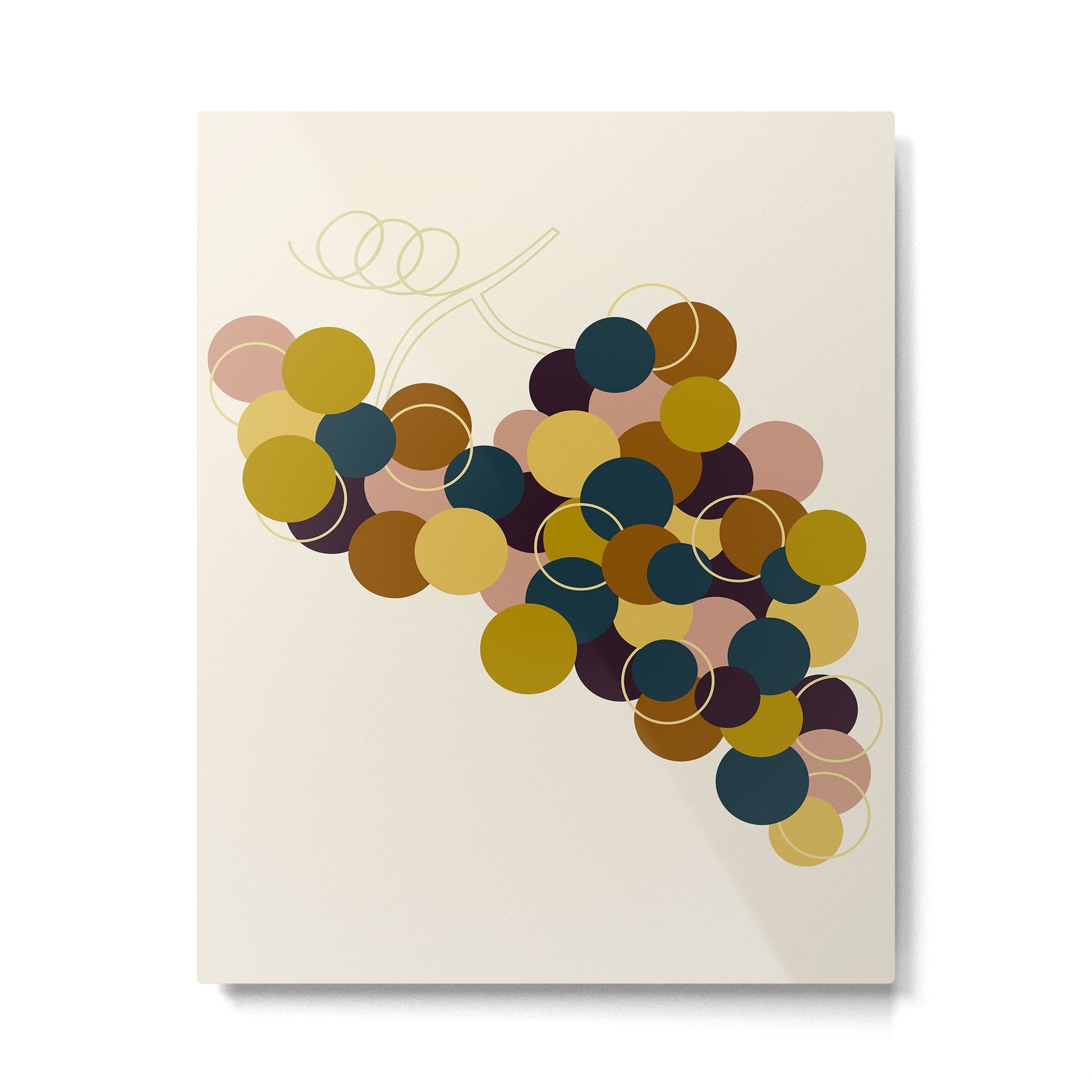 Grapes IX Metal Print | TeksDecor
