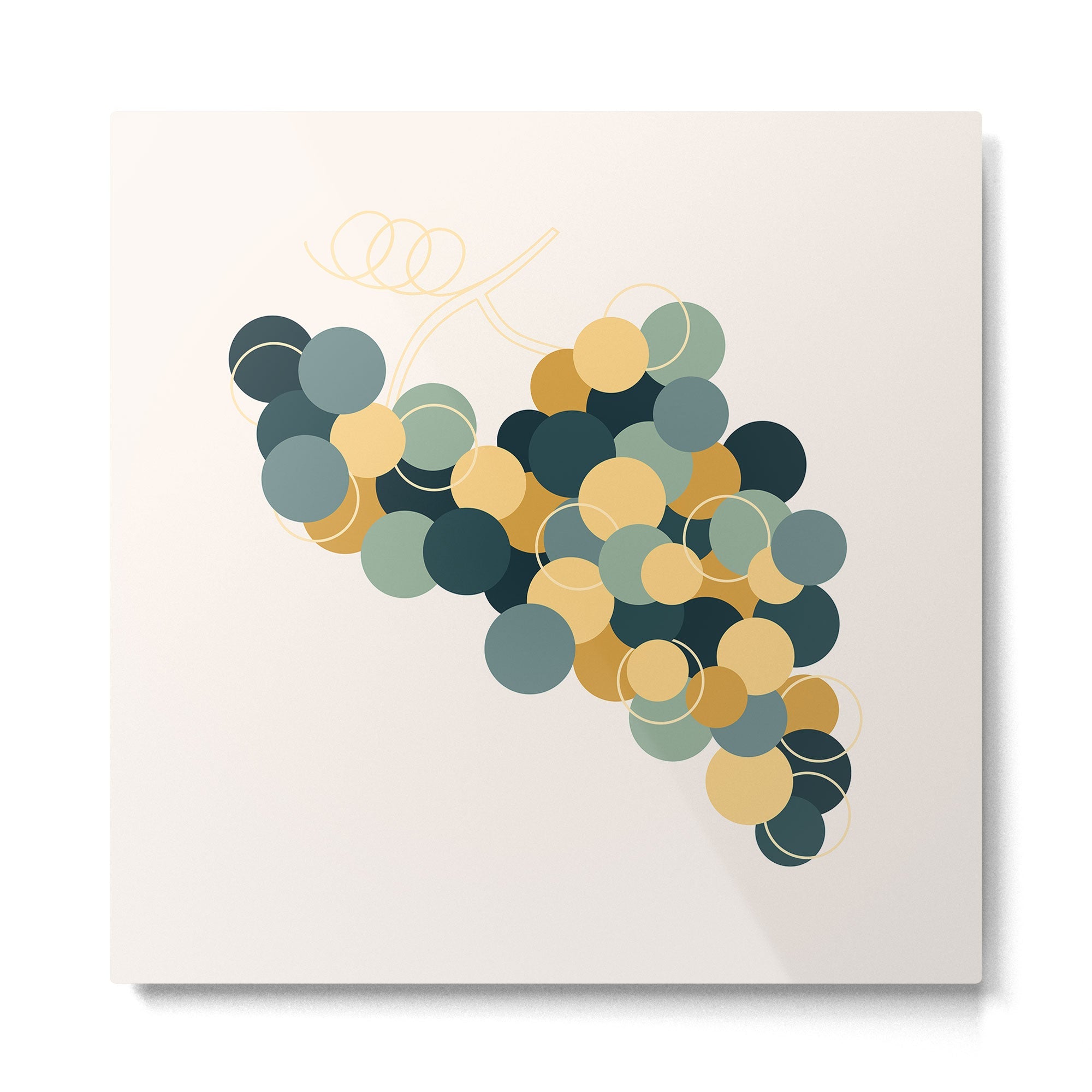 Grapes VIII Metal Print | TeksDecor