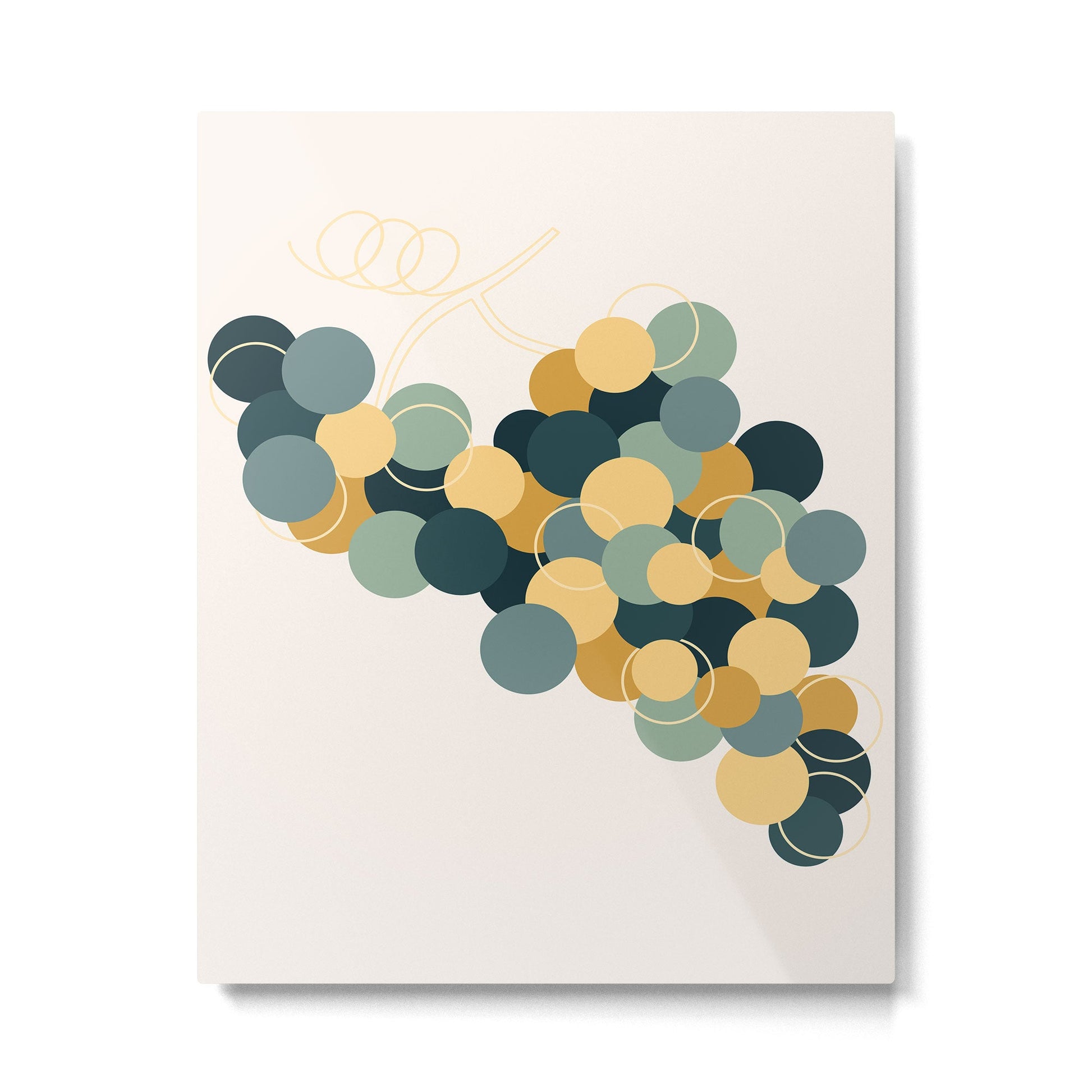 Grapes VIII Metal Print | TeksDecor