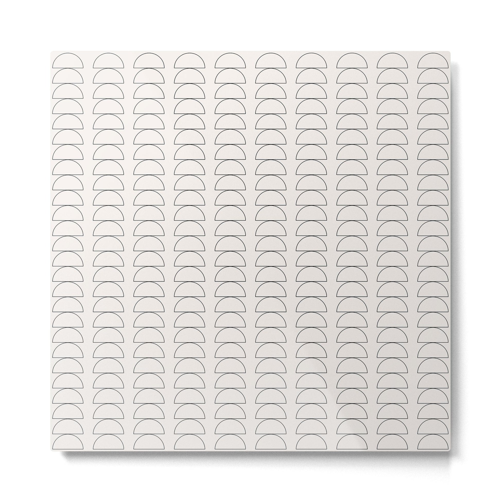 Maude Outline Pattern I Metal Print | TeksDecor