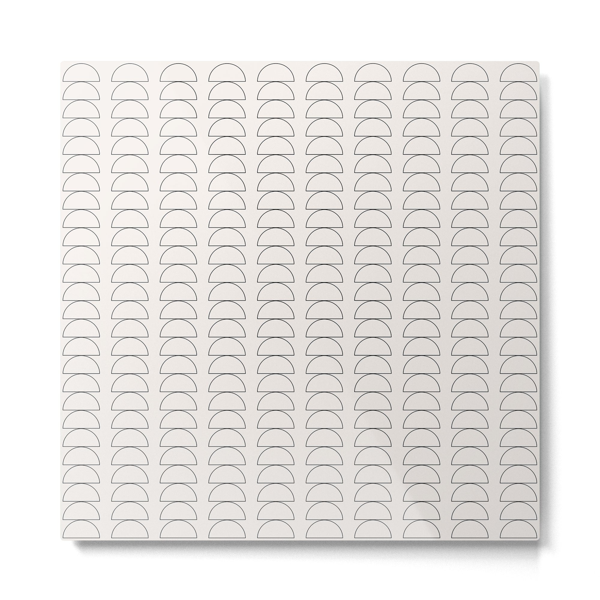 Maude Outline Pattern I Metal Print | TeksDecor
