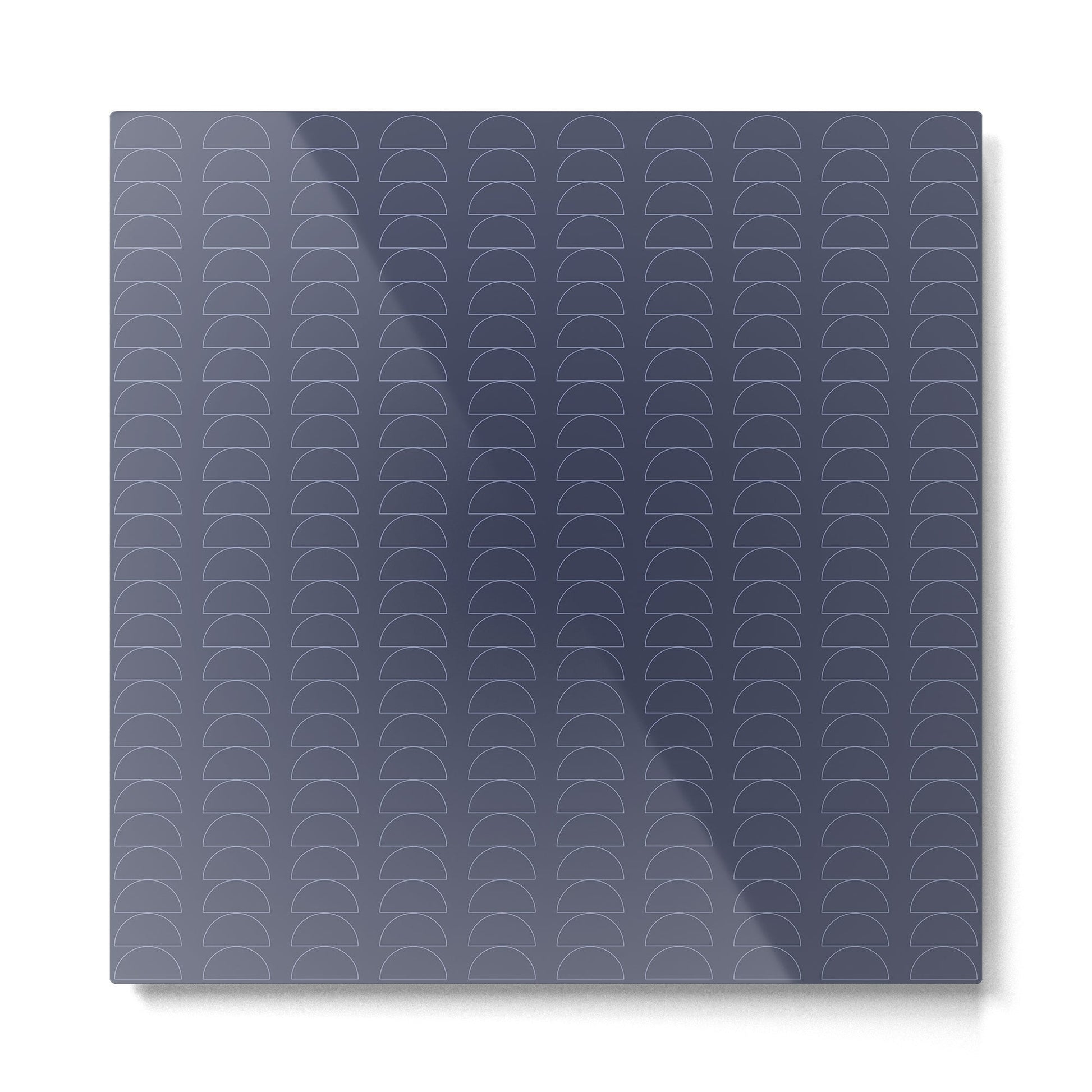 Maude Outline Pattern XII Metal Print | TeksDecor