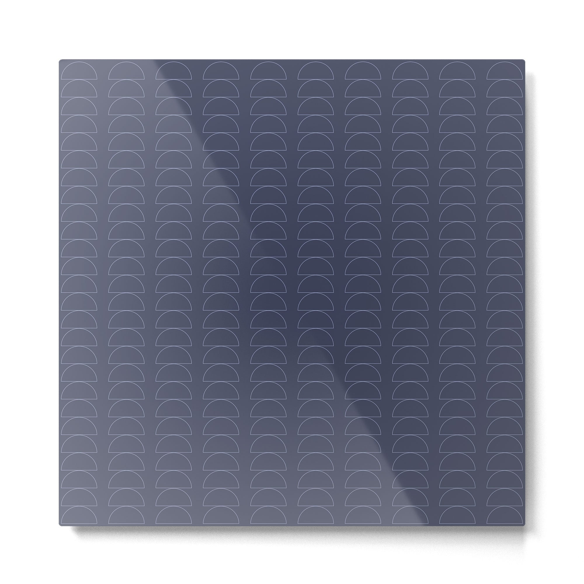 Maude Outline Pattern XII Metal Print | TeksDecor