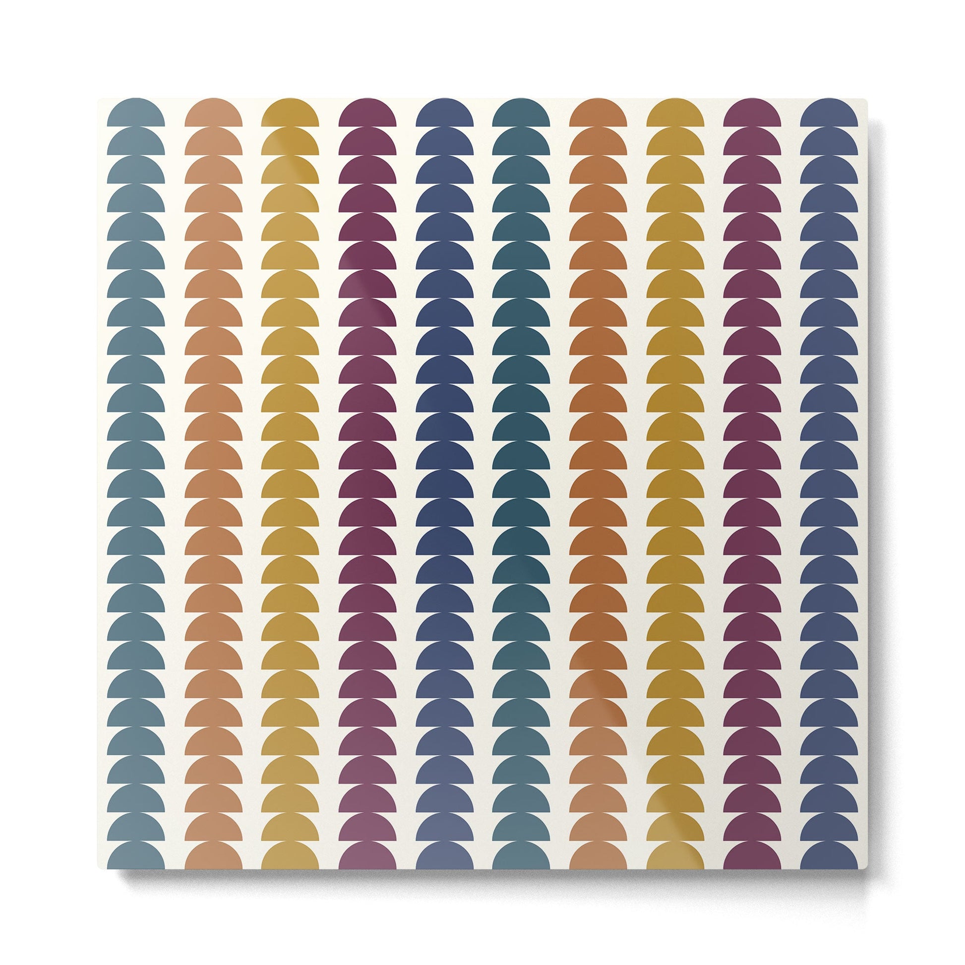 Maude Pattern XVI Metal Print | TeksDecor