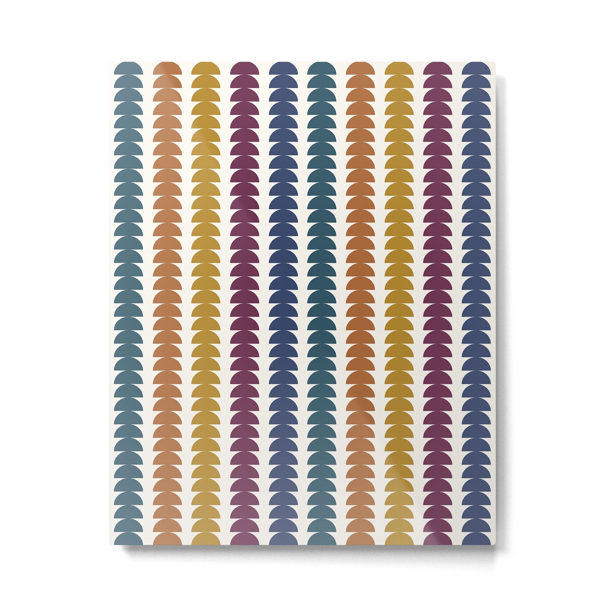 Maude Pattern XVI Metal Print | TeksDecor