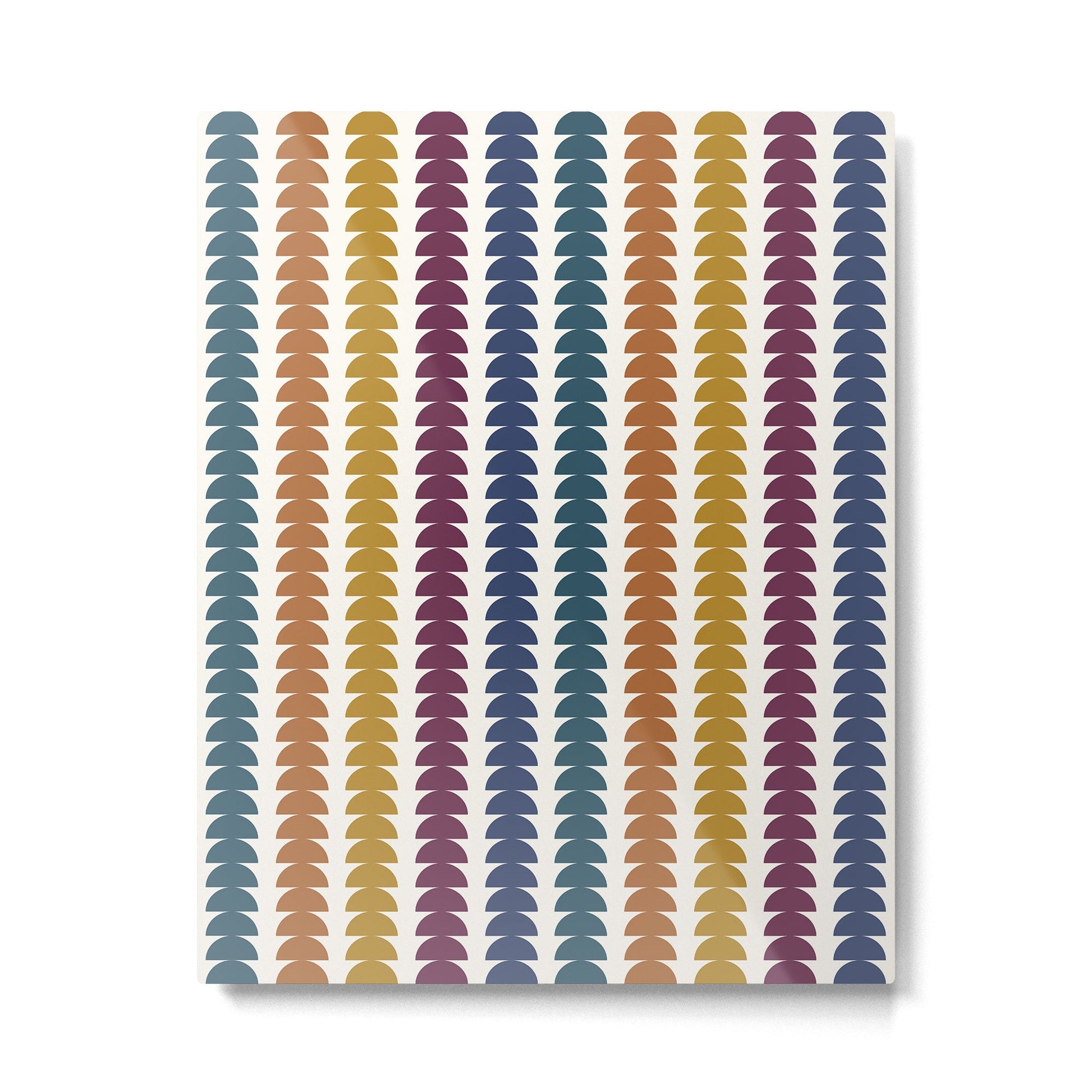 Maude Pattern XVI Metal Print | TeksDecor