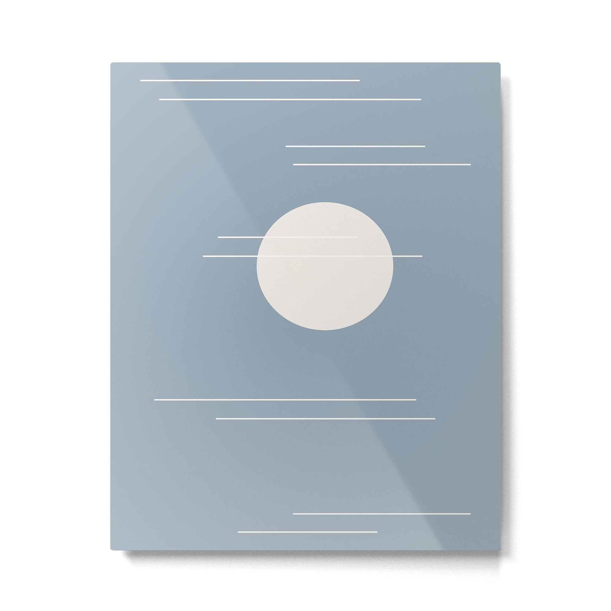 Minimal Sky Abstract XVI Metal Print | TeksDecor