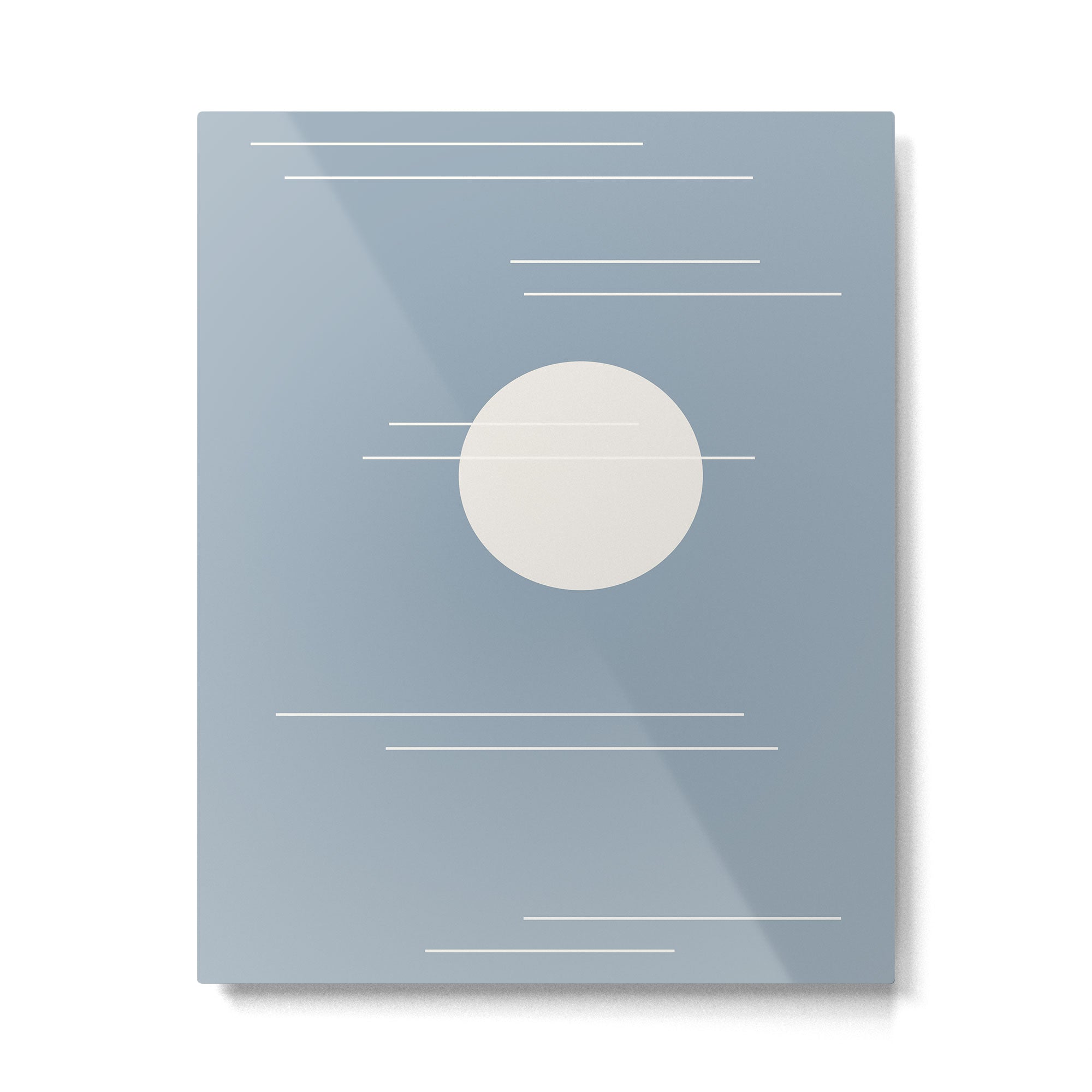 Minimal Sky Abstract XVI Metal Print | TeksDecor