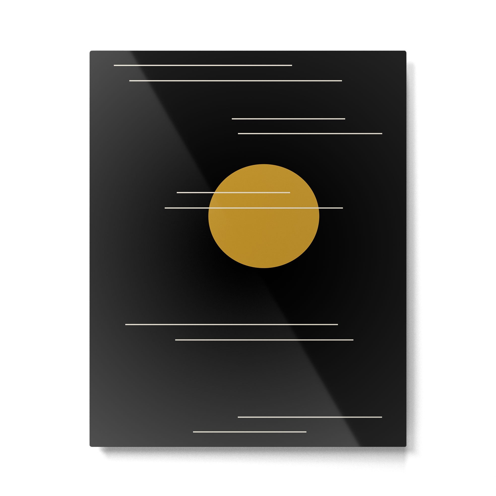 Minimal Sky Abstract XVII Metal Print | TeksDecor