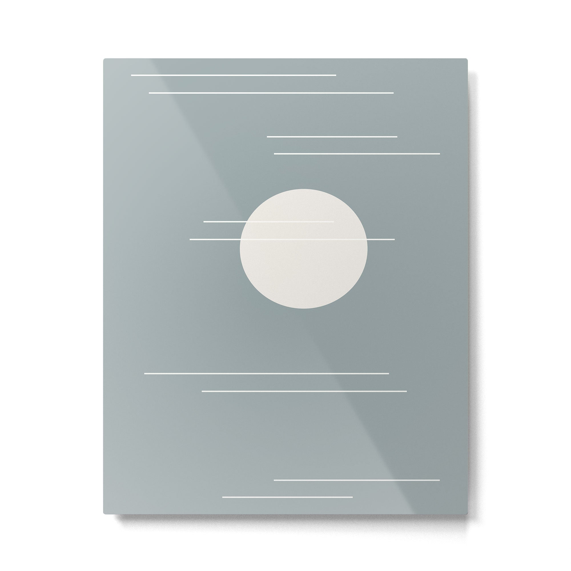 Minimal Sky Abstract XXXVII Metal Print | TeksDecor