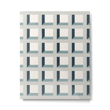 Minimalist 3D Pattern XI Metal Print | TeksDecor