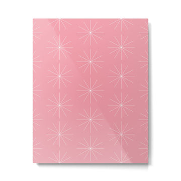 Minimalist Starburst Pattern V Metal Print | TeksDecor