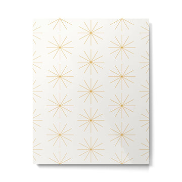 Minimalist Starburst Pattern XIX Metal Print | TeksDecor