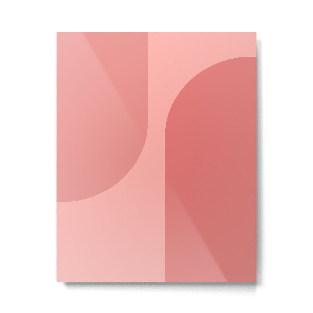 Modern Minimal Arch Abstract VII Metal Print | TeksDecor