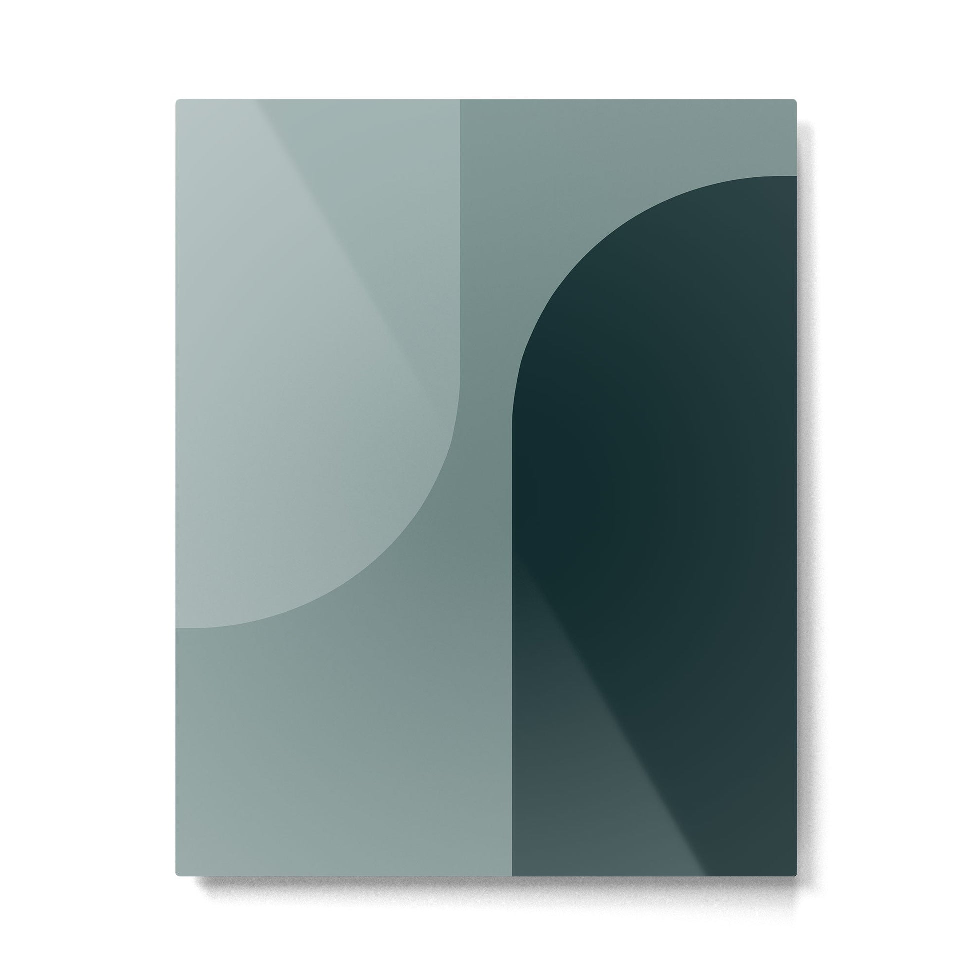 Modern Minimal Arch Abstract X Metal Print | TeksDecor