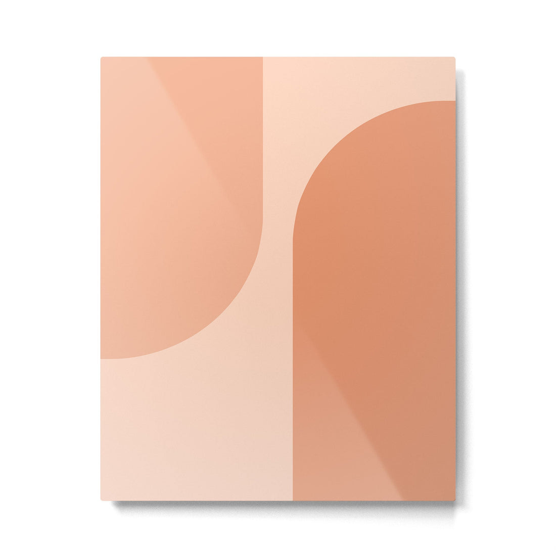 Modern Minimal Arch Abstract XI Metal Print | TeksDecor