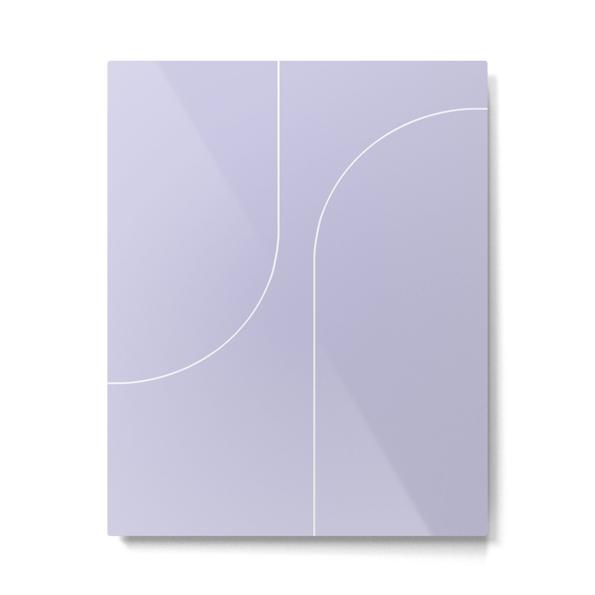 Modern Minimal Line Abstract V Metal Print | TeksDecor