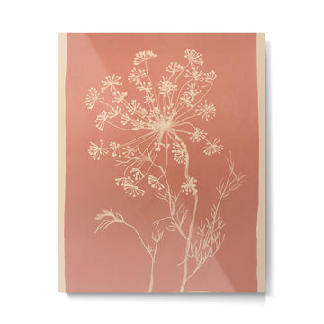 Minimalist Wild Plant 11 Metal Print | TeksDecor