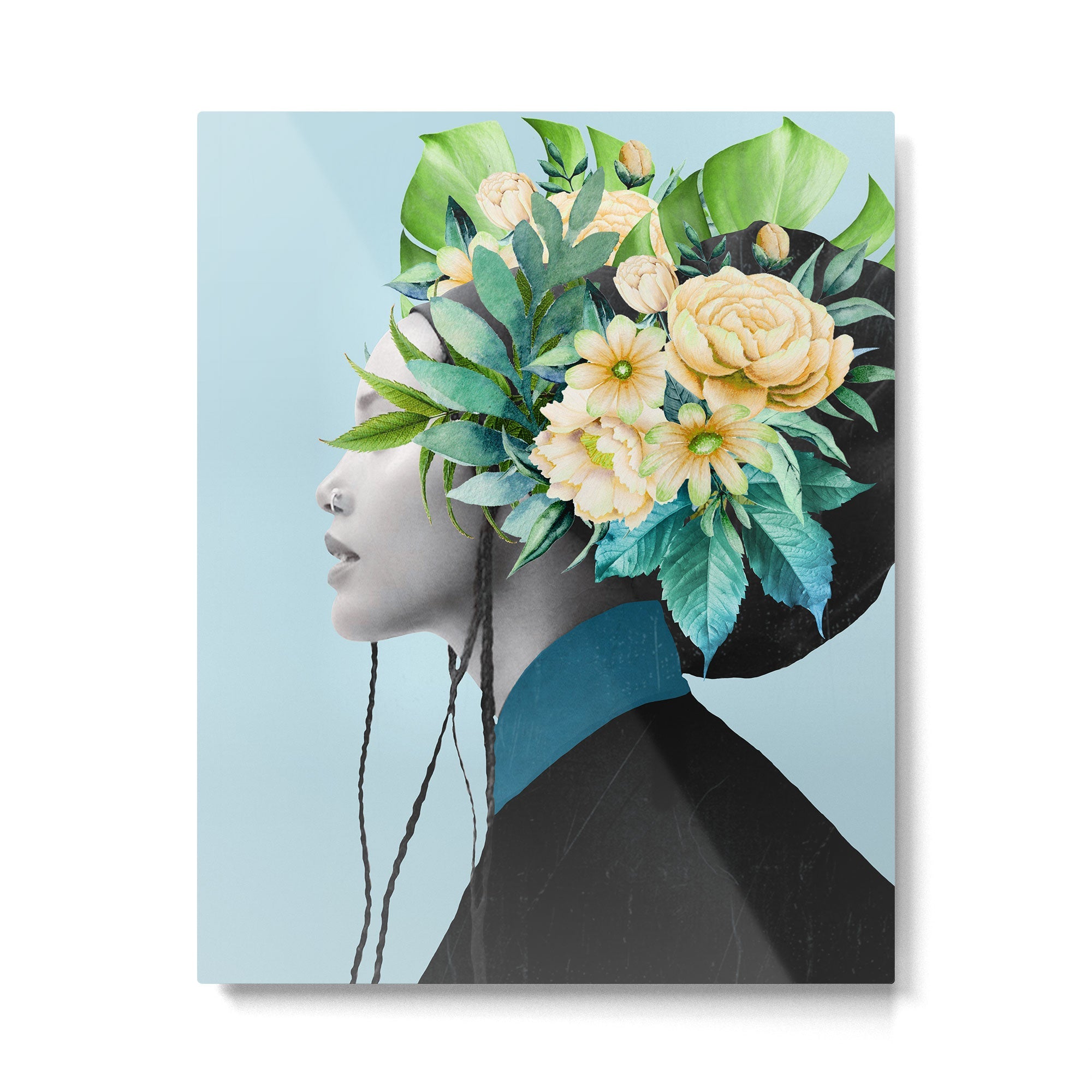 Tropical Girl 6 Metal Print | TeksDecor