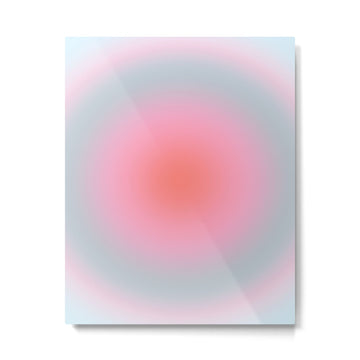 Gradient Print Pastel Aesthetic Preppy Modern Decor Minimal Abstract Gradient Metal Print | TeksDecor