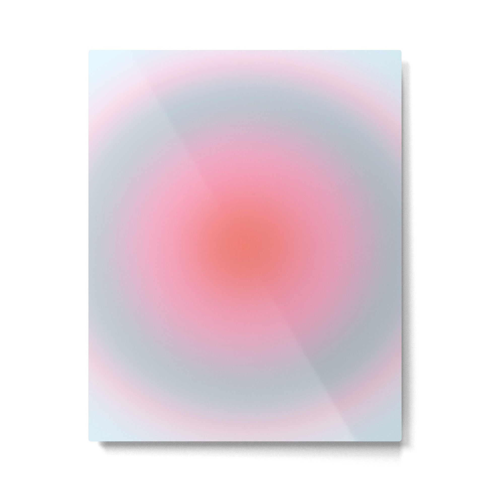 Gradient Print Pastel Aesthetic Preppy Modern Decor Minimal Abstract Gradient Metal Print | TeksDecor