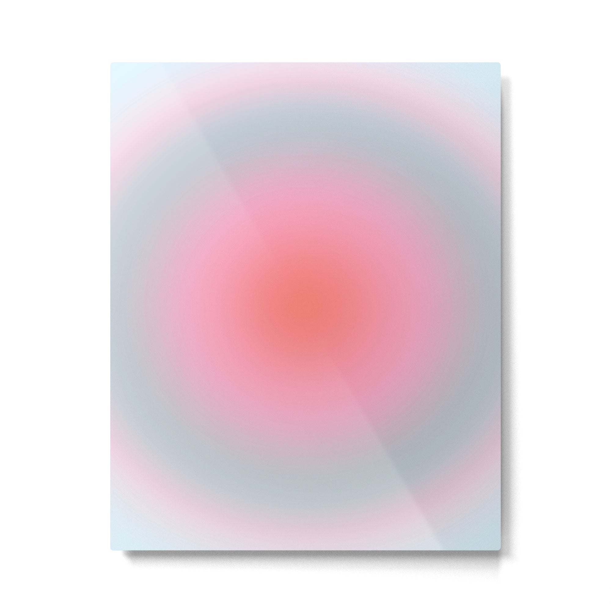 Gradient Print Pastel Aesthetic Preppy Modern Decor Minimal Abstract Gradient Metal Print | TeksDecor