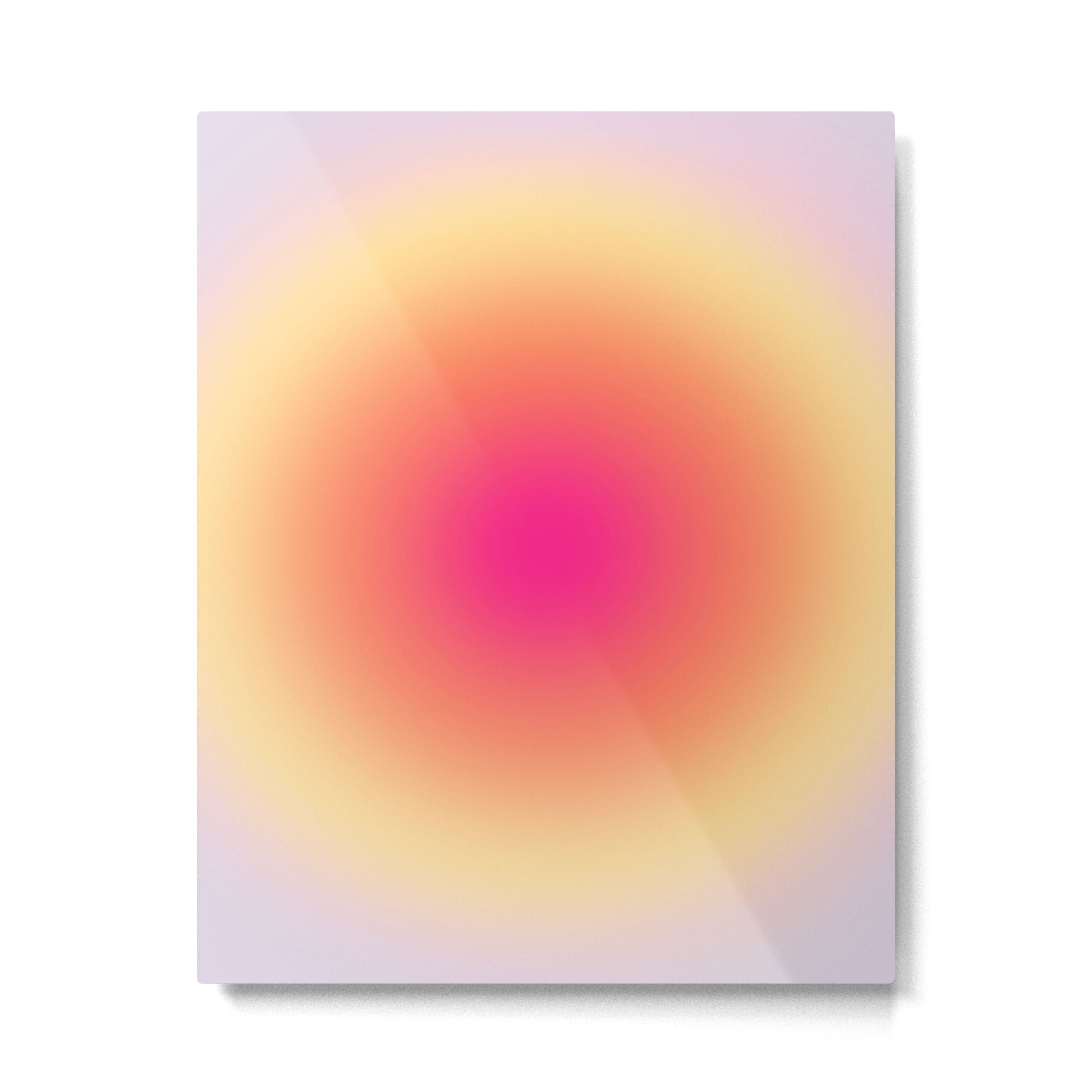 Gradient Sunset Metal Print | TeksDecor