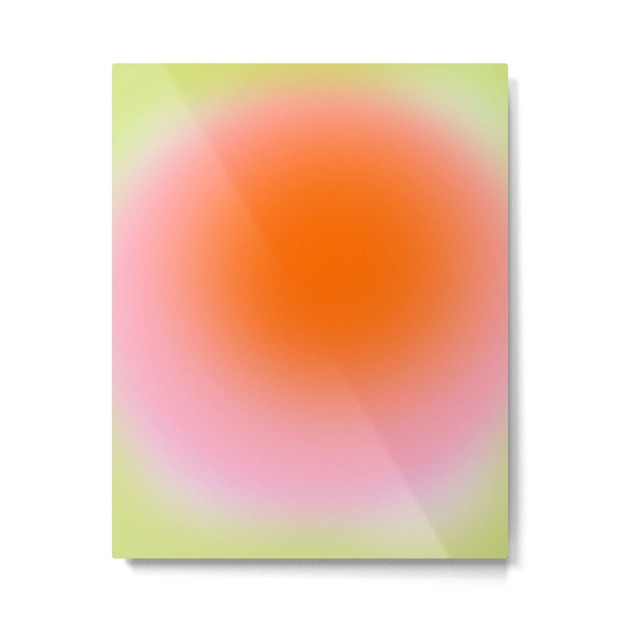 Juicy: Abstract Gradient Metal Print | TeksDecor