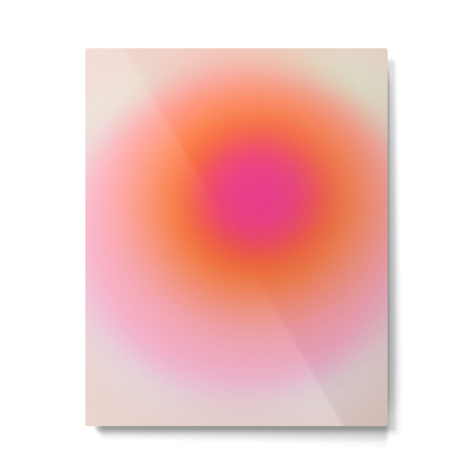 Sunrise Gradient Metal Print | TeksDecor