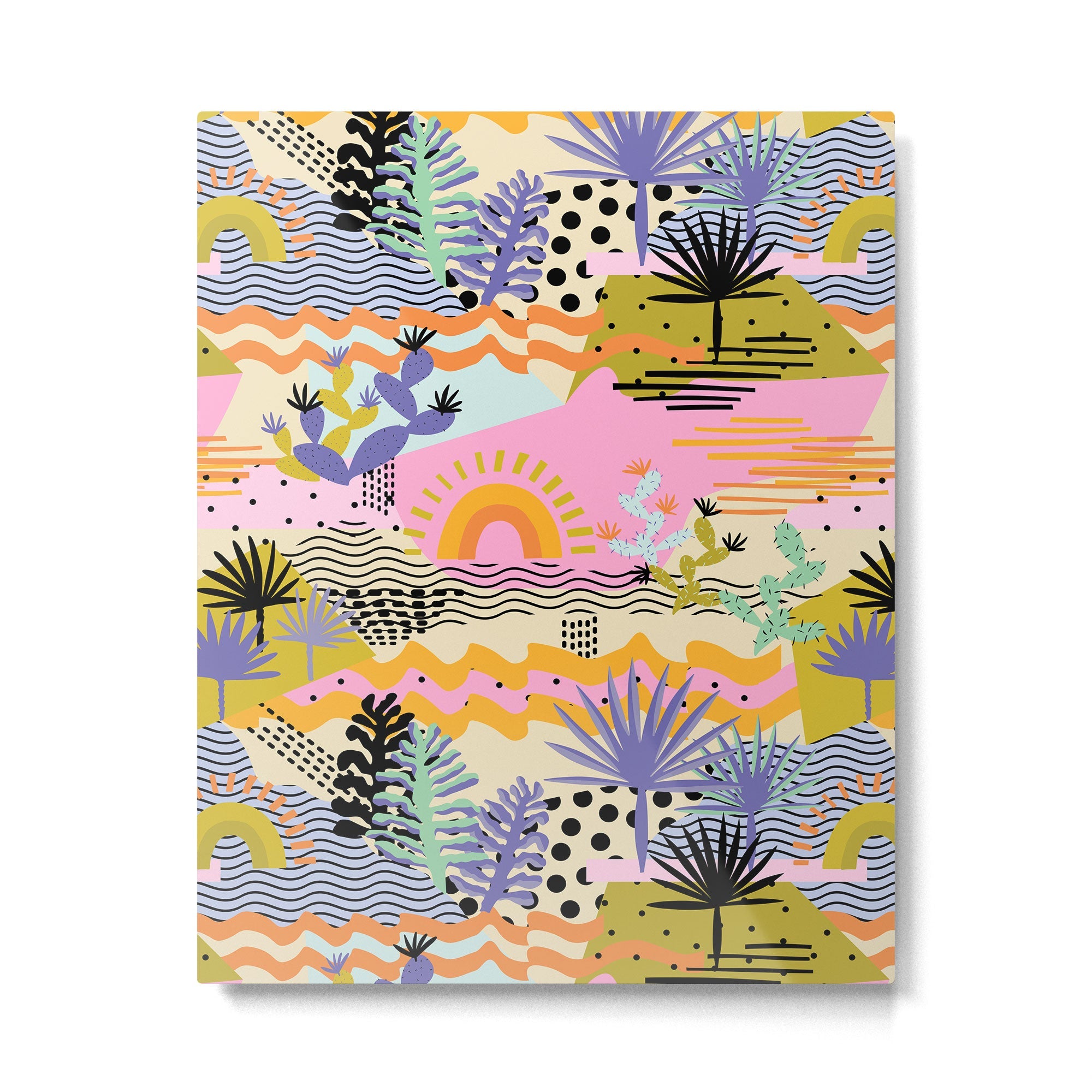 Summer in Palm Springs Metal Print | TeksDecor