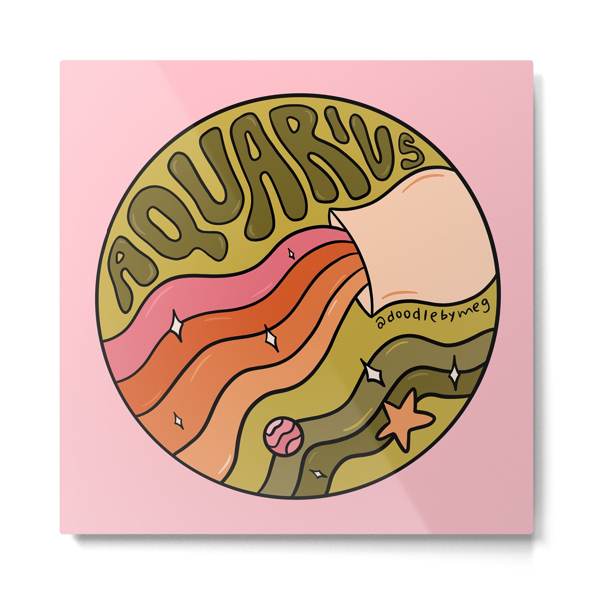 2020 Aquarius Metal Print | TeksDecor
