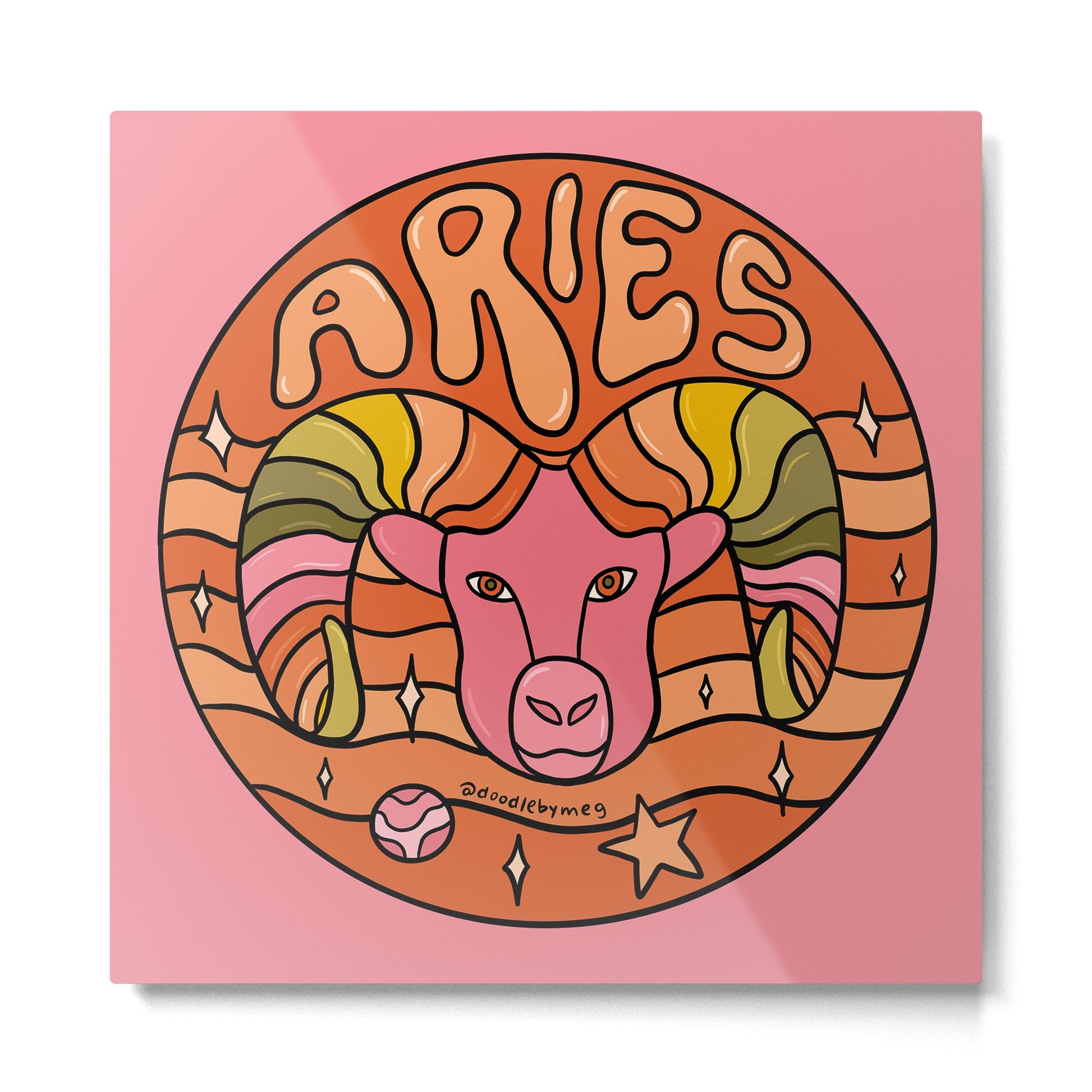 2020 Aries Metal Print | TeksDecor