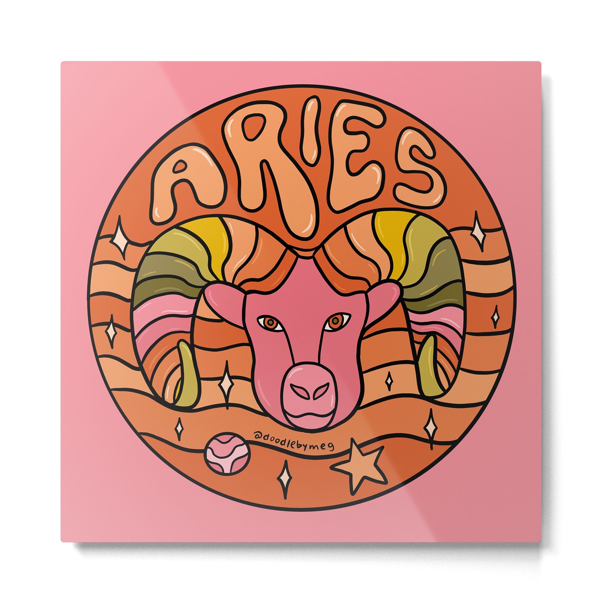 2020 Aries Metal Print | TeksDecor
