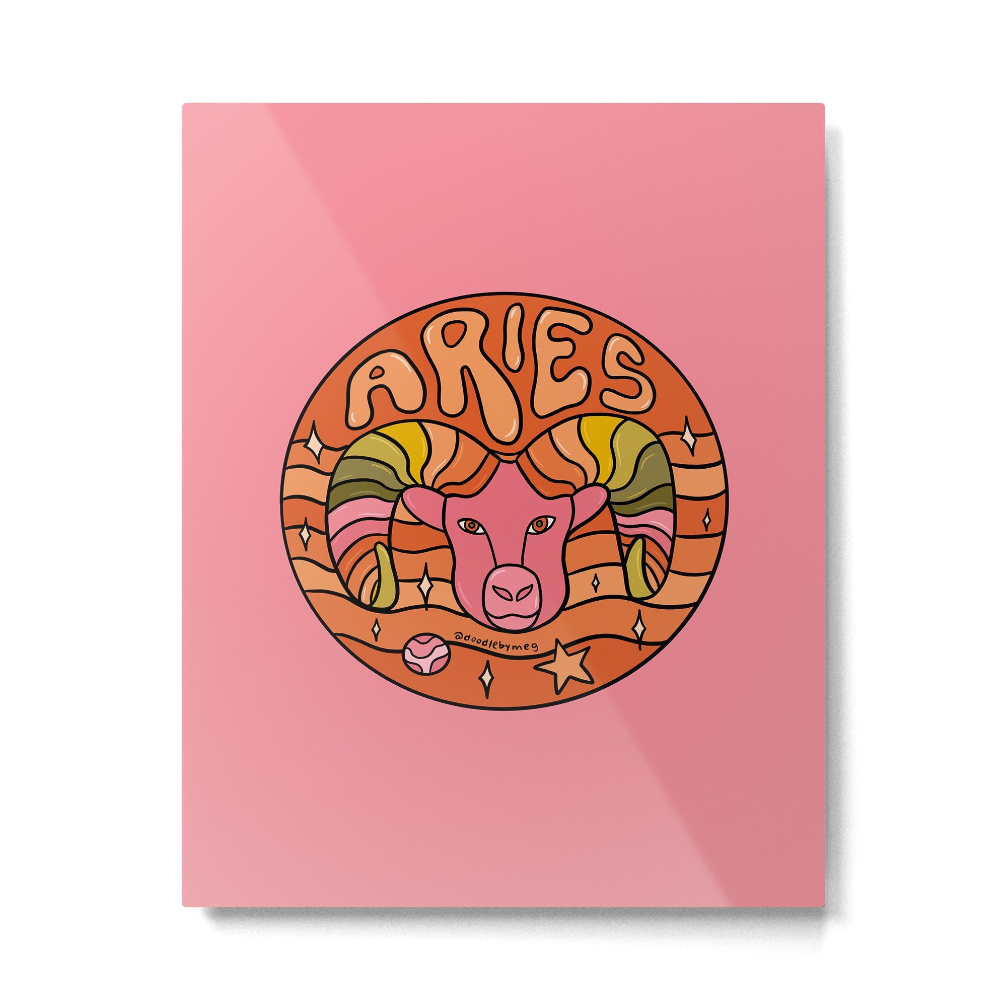 2020 Aries Metal Print | TeksDecor