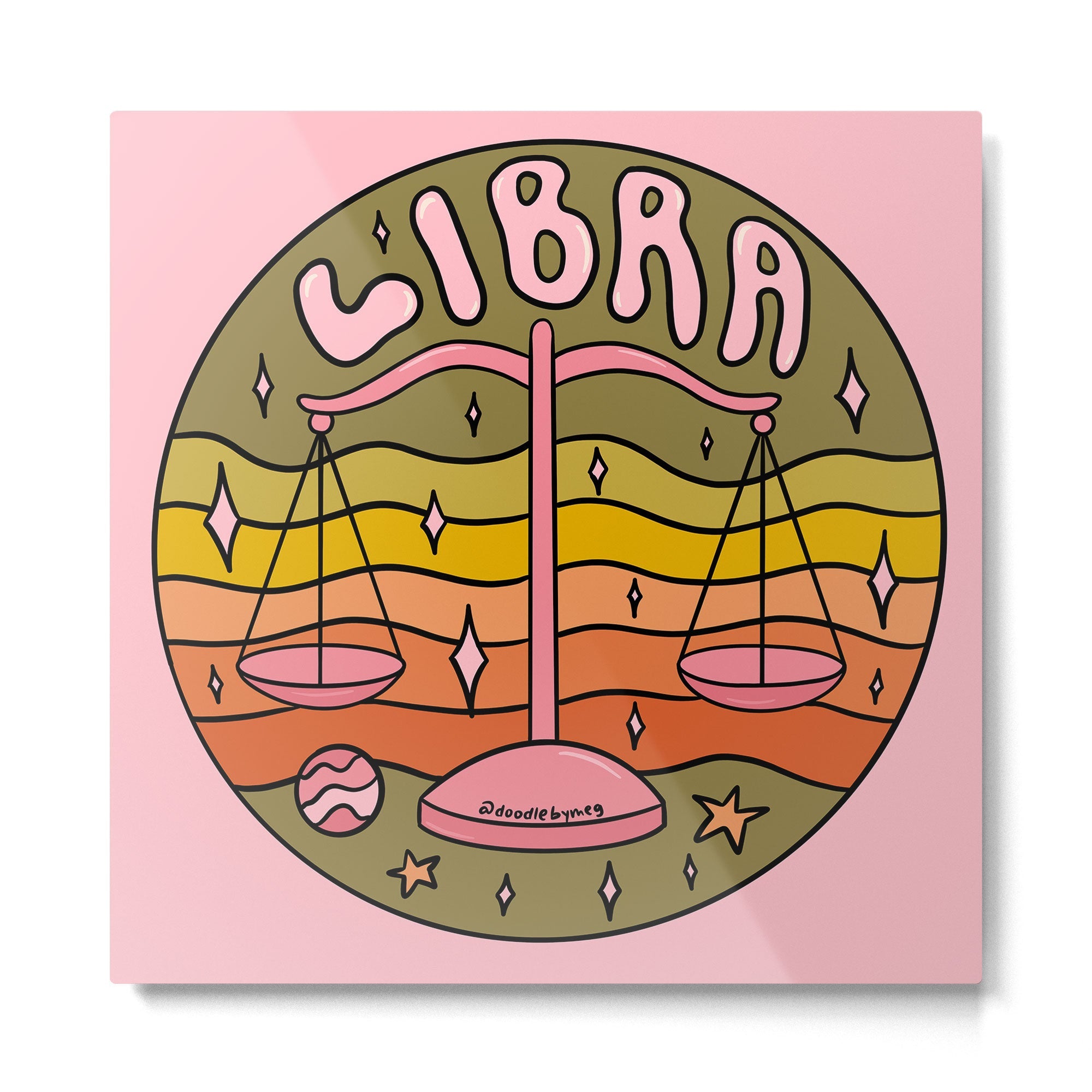 2020 Libra Metal Print | TeksDecor