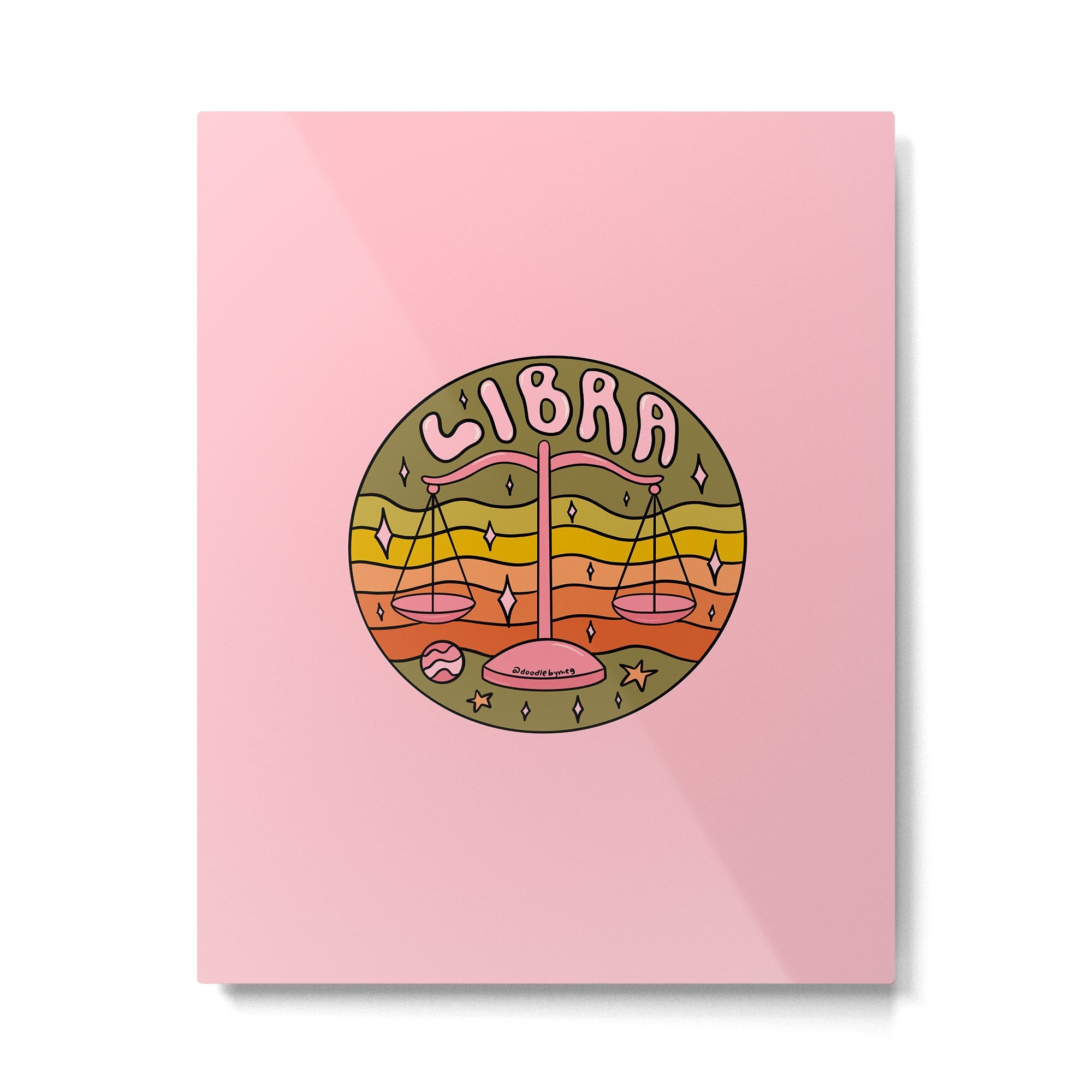 2020 Libra Metal Print | TeksDecor