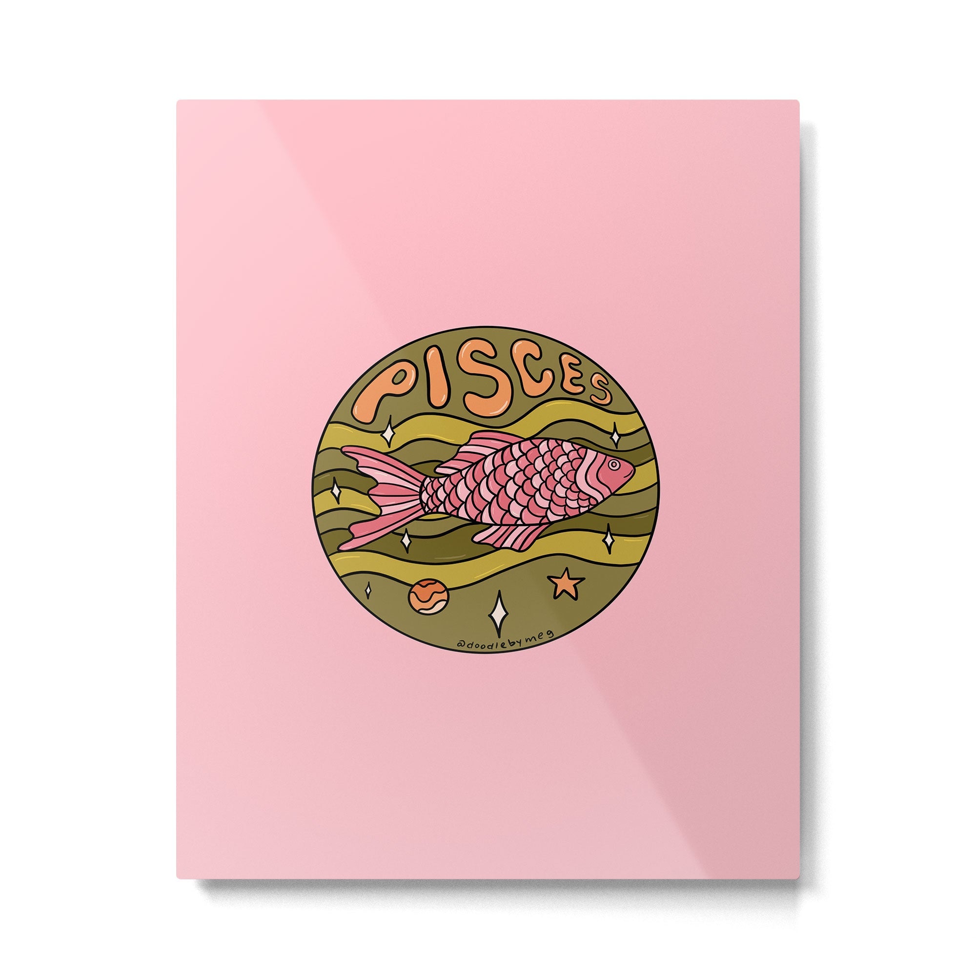 2020 Pisces Metal Print | TeksDecor