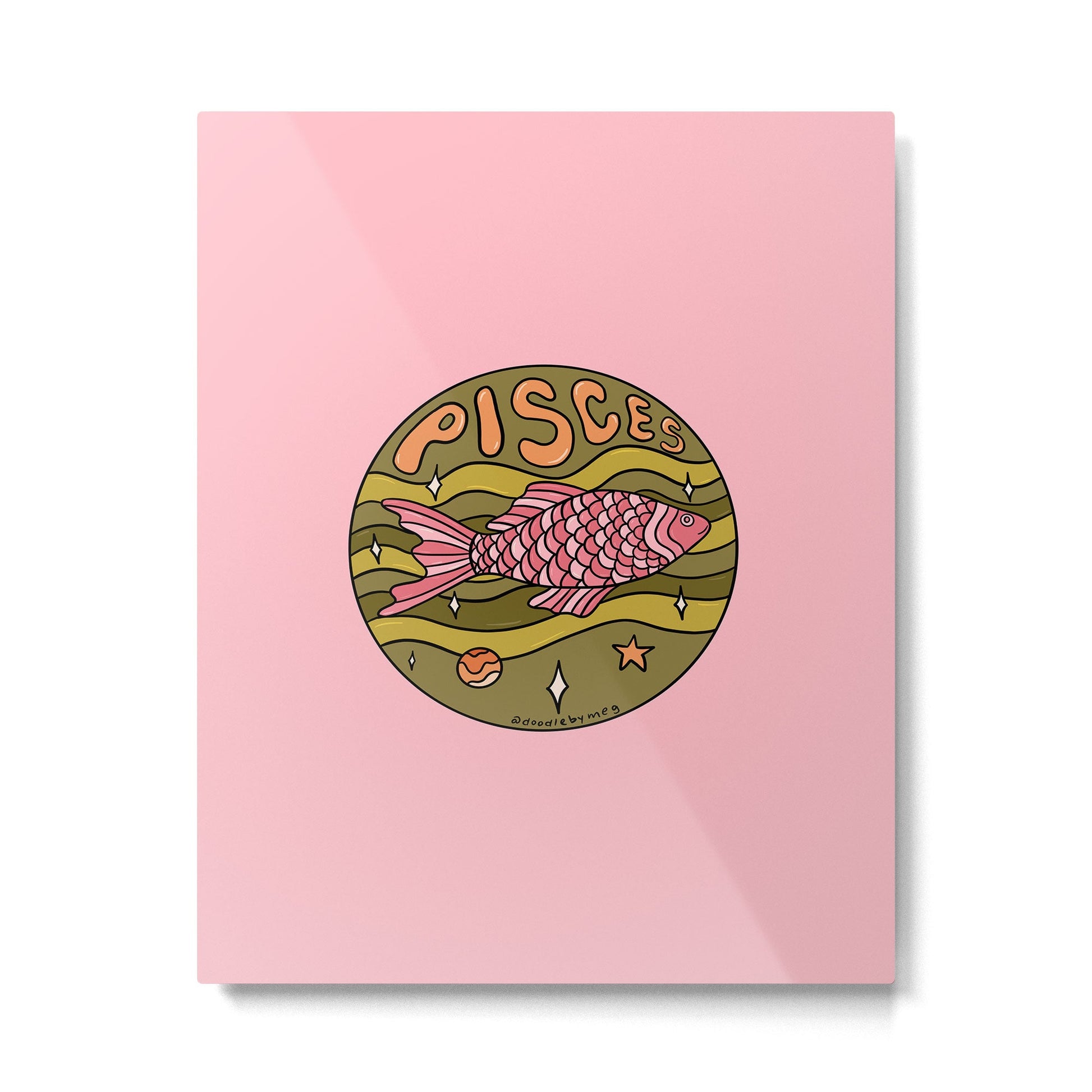2020 Pisces Metal Print | TeksDecor