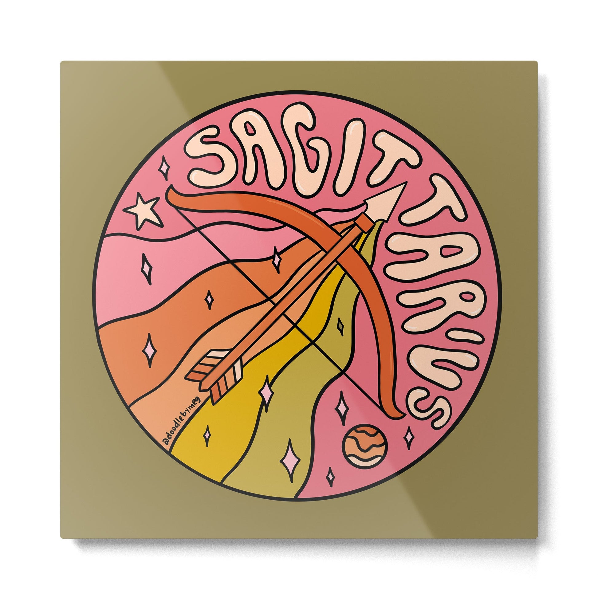 2020 Sagittarius Metal Print | TeksDecor