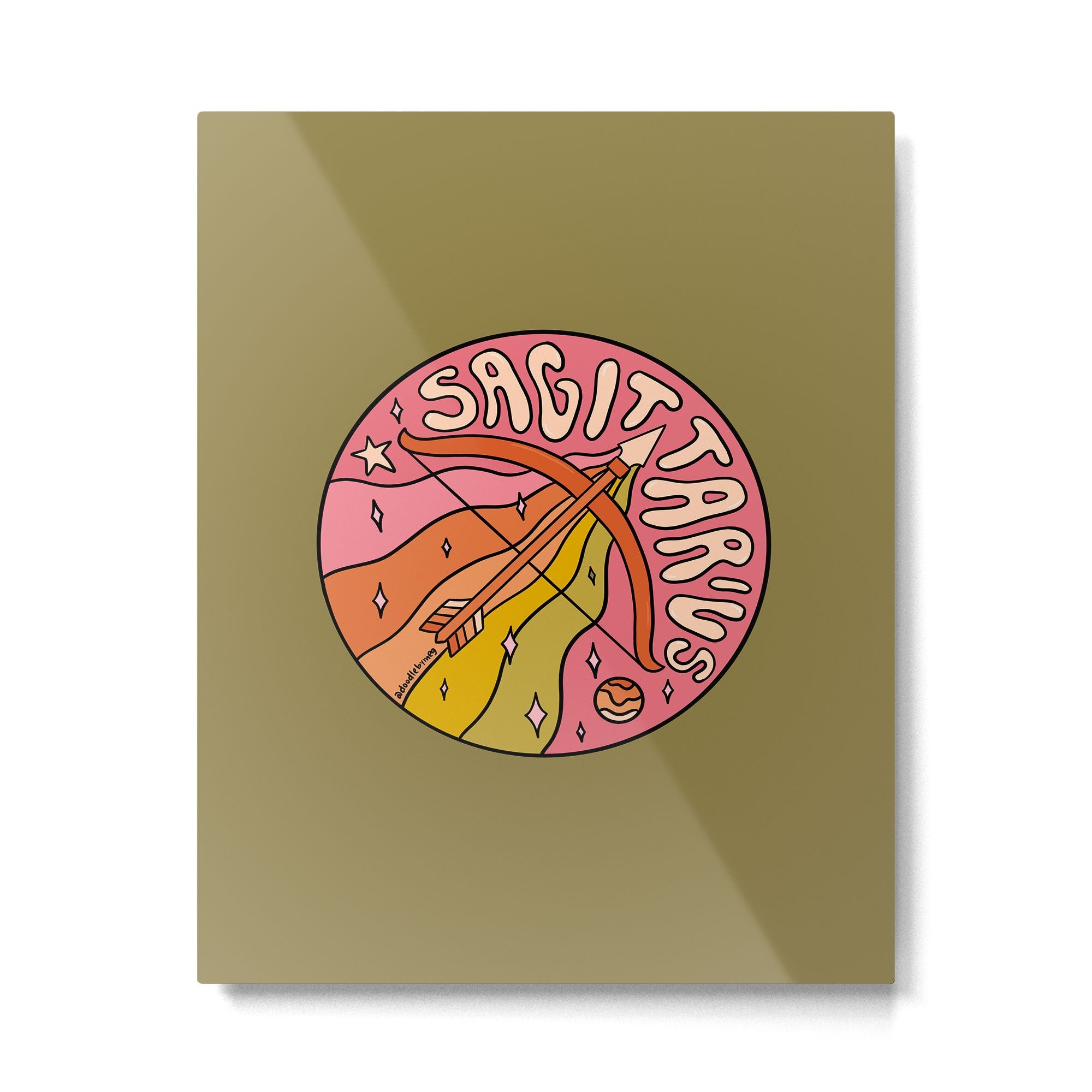 2020 Sagittarius Metal Print | TeksDecor