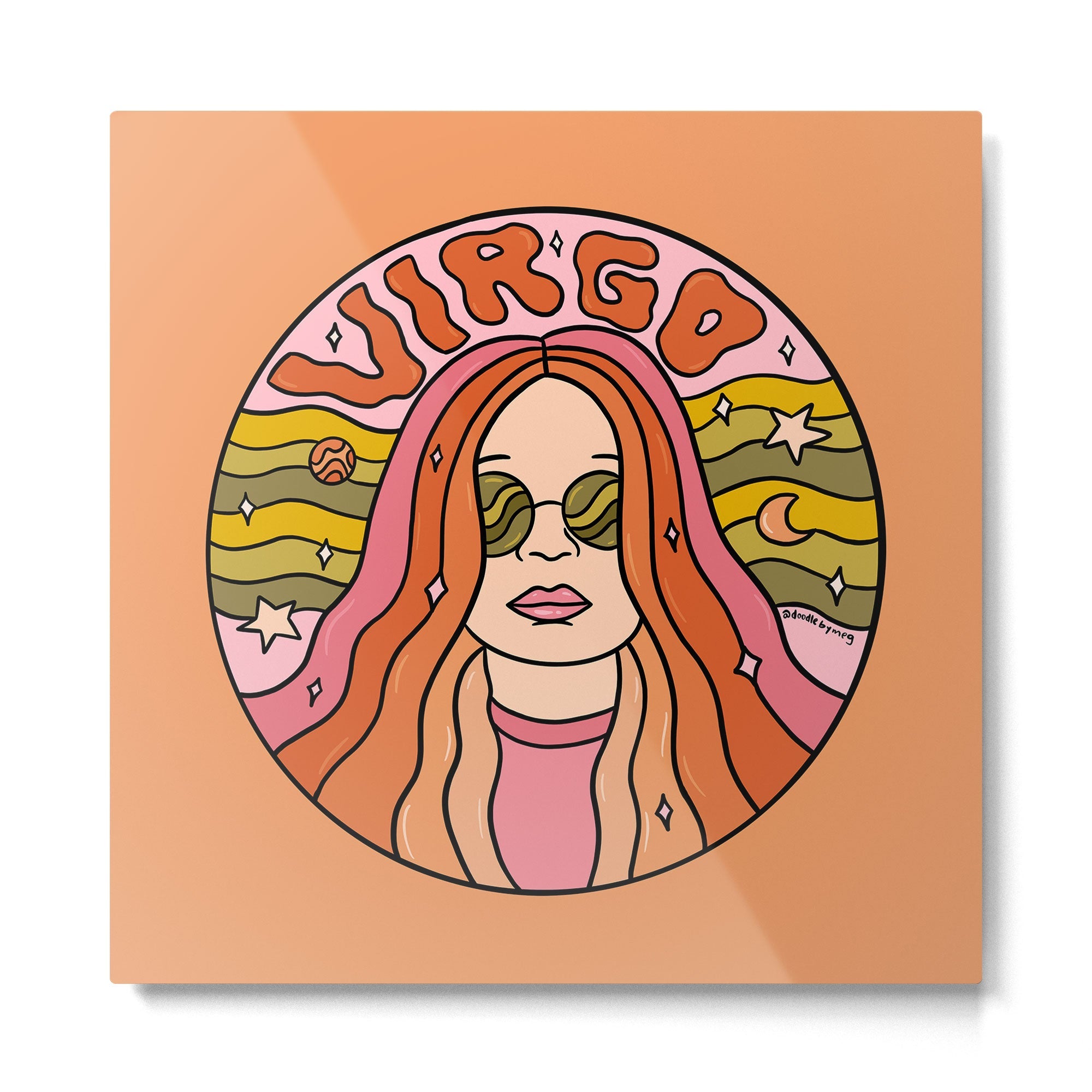 2020 Virgo Metal Print | TeksDecor