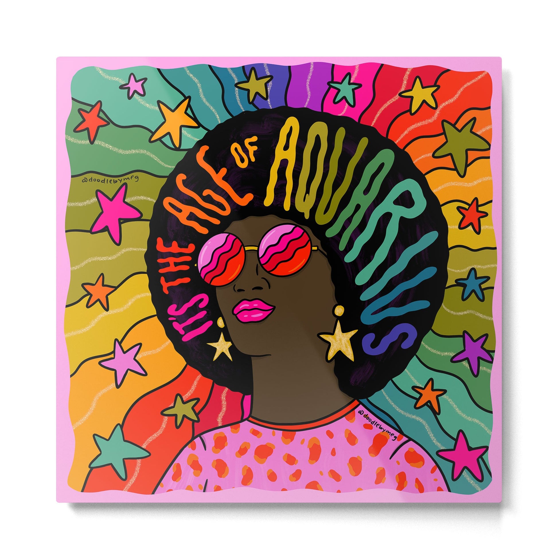 Age of Aquarius Metal Print | TeksDecor