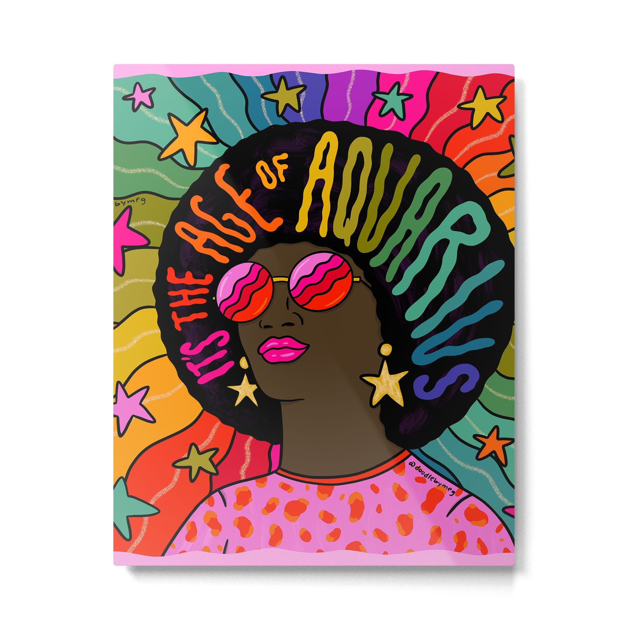Age of Aquarius Metal Print | TeksDecor